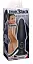 Анальная пробка True Black Vibrating Butt Plug 17 см (черный) - миниатюра 2
