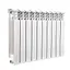 Радіатор секційний KOER-100 Bimetal-500 / Ціна за 1 секцію, ultra RAD329, Білий - мініатюра 1