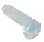 Фалоімітатор Crystal Clear Big Dong 23 см прозорий - мініатюра 6