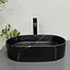 Умивальник VBI Verona 50 black marmo matt накладний VBI-011328, Чорний матовий - мініатюра 2