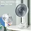 Мини вентилятор Desktop fan ручной с прищепкой аккумуляторный портативный переносной на аккумуляторе USB - миниатюра 5