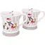 Чайный набор 2 чашки R36266 Друзья Снеговика керамика в подарочной упаковке 280 мл Белая - миниатюра 1