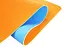 Коврик для йоги и фитнеса U-POWEX TPE Yoga mat Orange/Blue (183х61х0.6) (UP_1000_TPE_Or/Blue) - миниатюра 2
