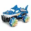 Машина-перевертыш на радиоуправлении ZJ 238-63 A с парогенератором, браслетом, роликовыми колесами, синяя, аккумулятор 3.7 V, 1:16 - миниатюра 1