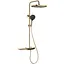 Душевая система с термостатом Mixxus Premium Space-009-J Brushed gold 3 режима MI6541, Золотой - миниатюра 1