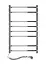 Электрический полотенцесушитель Navin Симфония 480x800 левый 10-009120-4880, Хром, Левое - миниатюра 1