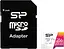 Карта памяти Silicon Power microSDXC (UHS-1 U1) SiliconPower Elite Color 256Gb class 10 A1 V10 (adapter SD) (SP256GBSTXBV1V20SP) - миниатюра 1