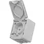 Розетка Videx BINERA IP65 наружная 1ая серая (VF-BNW21-G) - миниатюра 1