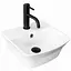 Умивальник Rea Selma накладний білий REA-U9667, Білий - мініатюра 1