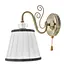 Бра Brille BKL-484W/1 настінне накладне у спальню класичне з абажуром E14 AB - мініатюра 1