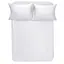 Простирадло на резинці з наволочками Lotus Home Dakota Modern сатин Рremium 160х200 см біле (svt-2000022346375) - мініатюра 1