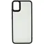 Чехол TPU+PC Epik Lyon Frosted для Samsung Galaxy A51 Black - миниатюра 2