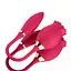 Вакуумный вибратор "Роза" Valery двойная стимуляция USB Розовый K0499-1 - миниатюра 5