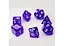 Набір кубиків Transparent 7 Dice Set - Dark purple , 7 шт. (g7dtran08) - мініатюра 2