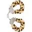 Наручники Toy Joy Furry Fun Cuffs 28 см леопардовий - мініатюра 1