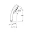 Ручной душ Grohe Vitalio Comfort 100 26094000, Хром - миниатюра 2