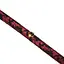 BDSM нашийник Liebe Seele Victorian Garden Lace чорний з червоним - мініатюра 4