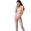 Ажурный бодистокинг с интимными вырезами Passion BS076 white One size - миниатюра 1