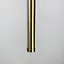 Лінійні підвісні світильники у латунному каркасі довжиною 100 см | Арт. J 014/1000 AB | Line F - мініатюра 4
