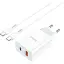 Блок зарядное устройство Hoco C97A на 2 порта 1 USB + 1Type-C 20 W с кабелем Type-C to Type-C - миниатюра 1