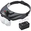 Бинокулярные монтажные очки Magnifier 81001-F лупа с подсветкой - миниатюра 1