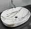 Умивальник VBI Modena lava накладний VBI-012006, Мармур - мініатюра 5