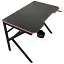 Геймерский компьютерный стол GT Racer T-1218 (120x60x73) Black - миниатюра 1