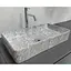 Умивальник VBI Triest grey stone накладний VBI-012716, Мармур - мініатюра 1