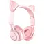 Навушники Hoco W36 Cat Ear рожевий - мініатюра 1