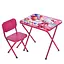 Дитячий столик складаний зі стільчиком M 5969-8 малиновий - мініатюра 1