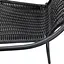 Садовое кресло Chomik Bistro Plus черный - миниатюра 9