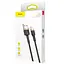 Кабель Baseus Cafule Lightning 1.5A (2m) gray/black (CALKLF-CG1) - мініатюра 3