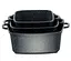 Набор кастрюль Styleberg ST-3025 6 предметов с крышками с мраморным покрытием Черный - миниатюра 2