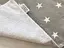 Непромокаемая пеленка Moontime "Звезды белые на сером" - миниатюра 2