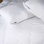 Летний постельный комплект MirSon Line Satin Light Pro Snow White Silk Семейный (2200010983388) - миниатюра 3