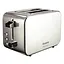 Тостер для хліба на 2 відділення Magio MG-284 тостерниця 7 ступенів прожарювання з функцією розморожування 800Вт Сірий - мініатюра 1