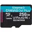 Карта памяти Kingston 256 GB microSDXC Canvas Go! Plus UHS-I U3 V30 A2 Class 10 (SDCG4/256GBSP) - миниатюра 1