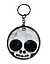 Брелок светоотражающий Череп КС-242 Серебристый - миниатюра 1