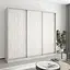 Шафа-купе тридверна MebelStar Комбо AL 3ДСП 230x60x210 см Аляска сірий (MBS-3331) - мініатюра 1