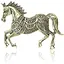 Брошь Конь (158511418) - миниатюра 1