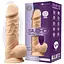 Фаллоимитатор с вибрацией SilexD Norman Vibro Flesh (Model 1 Size 8,5) + LRS, диаметр 5 см - миниатюра 1