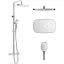 Душова система Imprese Centrum SQ T-15300SQ, Хром - мініатюра 1
