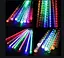 Гирлянда светодиодные сосульки 8 шт 50 см (прозрачный шнур) Цветная - миниатюра 6