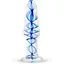 Стеклянная анальная пробка с внутренней спиралью Gildo Glass ButtPlug No. 23 - миниатюра 1