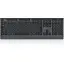 Клавиатура беспроводная Real-El RK-715W, черный/Grey, EN/UA, bloetooth/2.4GHz/USB, мембранные клавиши (109 шт), радиус действия до 10 м - миниатюра 1