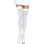 Плотные непрозрачные чулки Leg Avenue Opaque Nylon Thigh Highs White, One Size - миниатюра 1