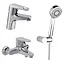 Набор смесителей для ванны Cersanit 3 в 1 B245 000021651 - миниатюра 1