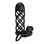 Насадка на пенис Pretty Love Vibro Penis Sleeve I 13.5 см черный - миниатюра 3