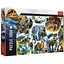 Пазл Trefl На тропе динозавров Мир динозавров коллаж 1000 эл. (10727) - миниатюра 1