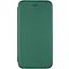 Кожаный чехол-книга Classy для Oppo A17/A17K Зеленый - миниатюра 1